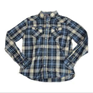 Flag & Anthem Men’s Button Up Plaid Flannel Shirt💫